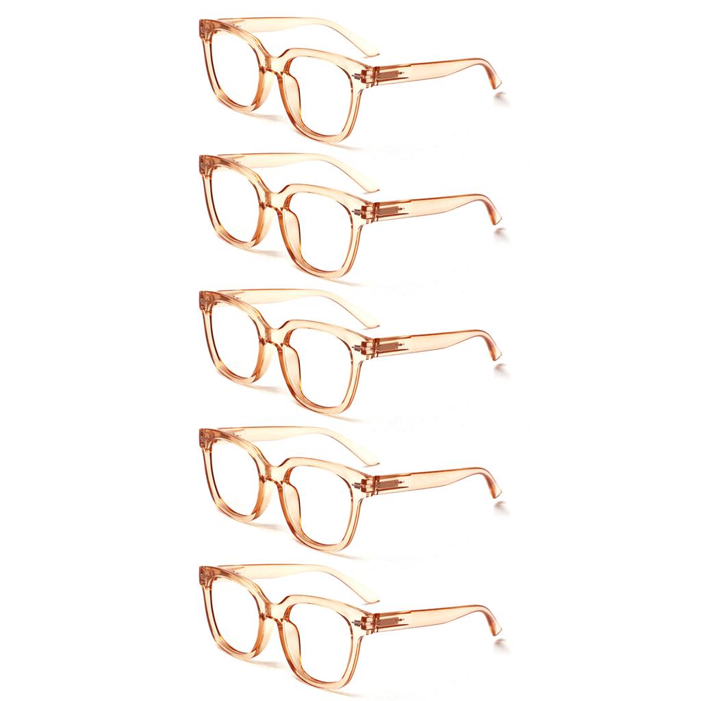 TUREZING Presbyopia Eyeglasses Metal Hinges Diopter Eyeglasses for Ladies Stylish Square Shaped Premium Grade Clear Frame for Gentlemen