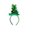 Star Xmas Hair Hoop Vibrant Colors Holiday Headwear Christmas Tree Headband  Family Gathering