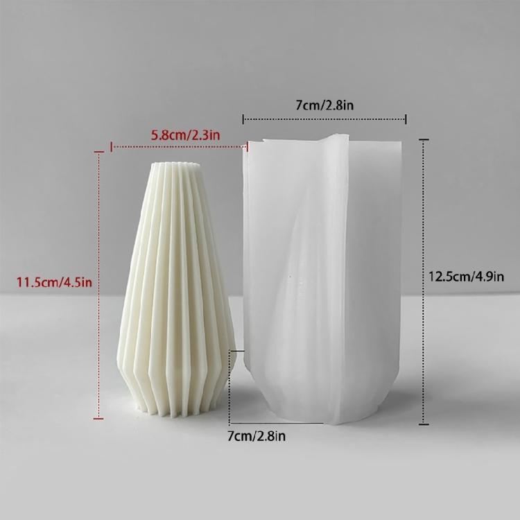 Beautiful Striped Candles Crafting Mold Handmade Aromatherapy Candle Resin Mold