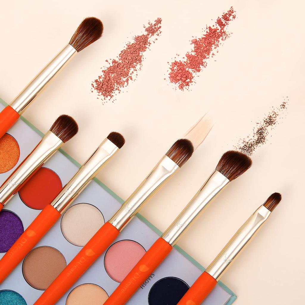 DUcare Makeup Brush Set of 9 Makeup Brush Eye Shadow Brush Face Brush Makeup Brush Super Soft Storage Pouch Included Easy To Carry Makeup Tools