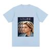 Louane Maglietta 100% Cotone Classica con Stampa Grafica Uomo e Donna Casual Morbida Streetwear Moda Girocollo Top per Adulti Estate
