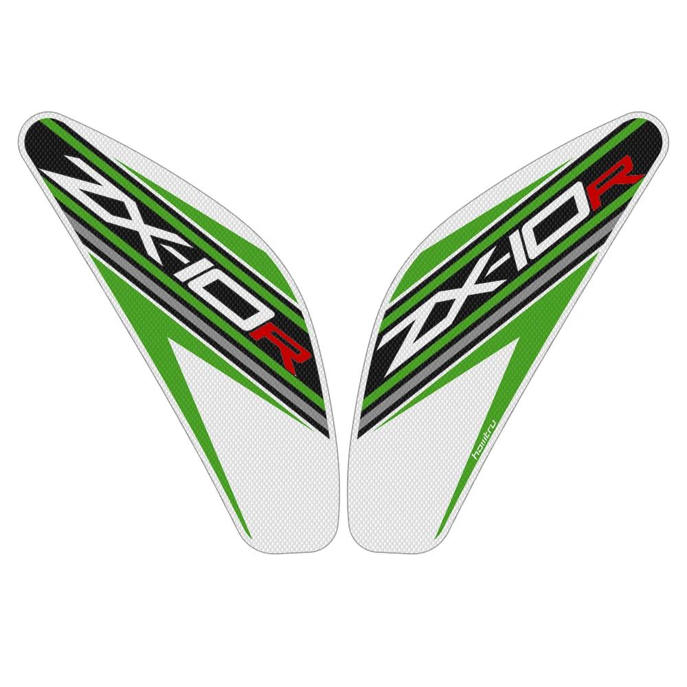 For Kawasaki ZX-10R ZX10R 2011-2022 Motorcycle Side Fuel Tank Pad Protection Knee Anti Slip Fuel Tank Pad