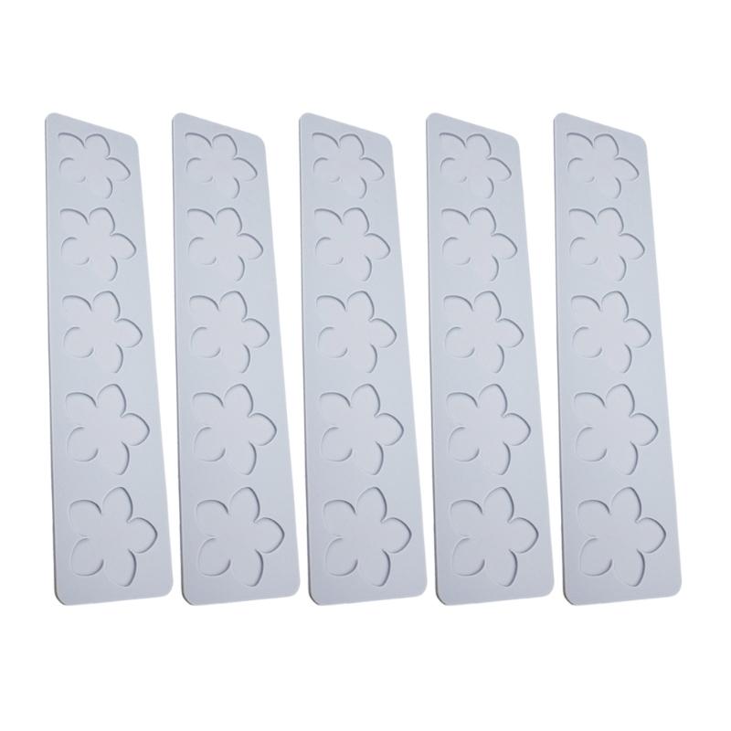 5pcs Fondant Impressions Mats Chocolate Candy Silicone Molds Flower Petals Pattern Lace Mat for Cake Making Decorating фото