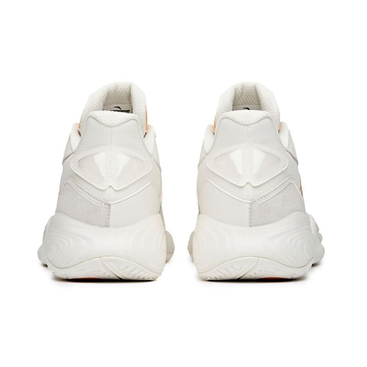 Anta Cement Bubble 1.0 Non-Slip Durable Low-Top Basketball Shoes Men Sneakers White Gray 912121608S-1