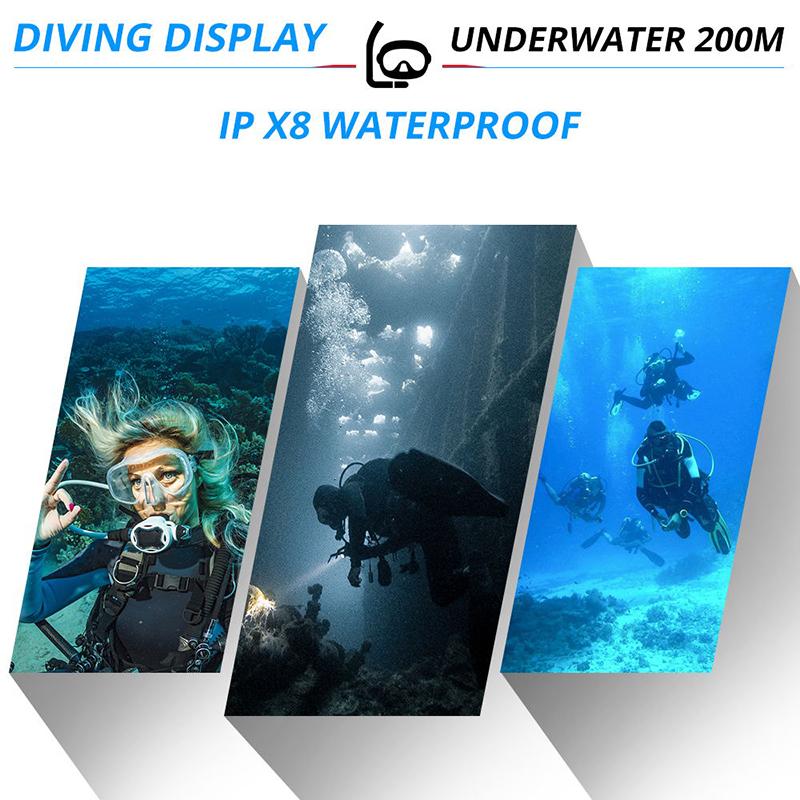 D2 Powerful Diving Flashlight Edc Dive Torch Light Lamp Underwater High Power Led Flashlights Diving Camping Tactical Lantern