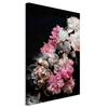 Image - Charm of Peonies (1-Part) - Colorful Bouquet of Flowers On a Black Background