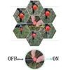 Agricultural Adjustable 8-Hole Micro Drip Irrigation Sprinkler for Fruit Trees with Red Cap