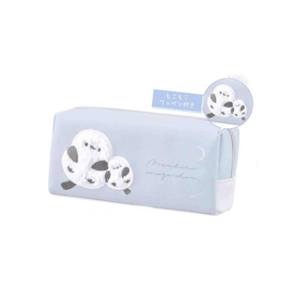 

Kura120041 Box Pencil Case with Patch [Original] [Relaxed Long-tailed Tit] [Bird] [Case] [Pouch] [Pen Holder] [Pencil Case] [Storage] [Stationery] белый