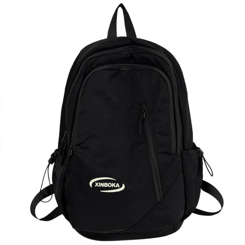 Travel Large Capacity Backpack High School Junior High School Student School Bag Simple Versatile Casual Backpack