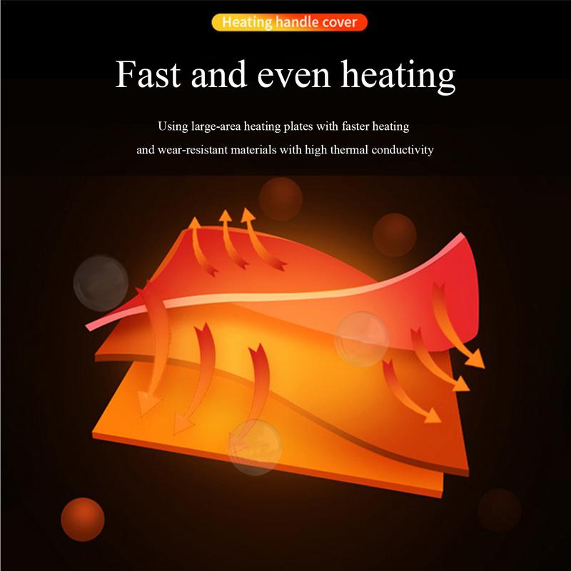 USB vyhřívané rukojeti pro motocykly Vodotěsné elektrické vyhřívané kryty rukojetí 3-rychlostní nastavitelné rukojeti na řídítka Příslušenství pro motocykly