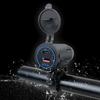 PD QC3.0 Doppel-USB-Ladebuchse Steckdose Netzteil mit wasserdichter staubdichter Abdeckung für 12/24V Auto Motorrad Boot ATV
