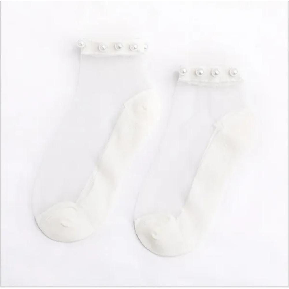 Neue Frühjahrs- und Sommerstrümpfe aus Perlenkarte, einzeln verpackt, japanische Damensocken, rutschfeste Socken