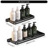 Trailer ABS Foldable Shelf Folding Wall Shelves for Campers, Bathrooms and Kitchens,90 Degree Fold Up,Space Saving