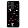 Case For Xiaomi Redmi 13C 4g NIKE JORDAN White Red Black Background Maniacase