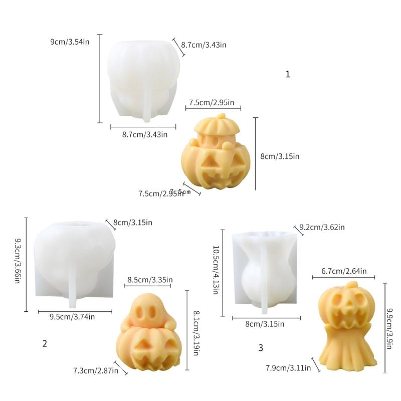 Candle Making Decorations Moulds 3D Delicate Candle Molds Silicone Craft Pendants Delicate Candle Mould Castings Moulds