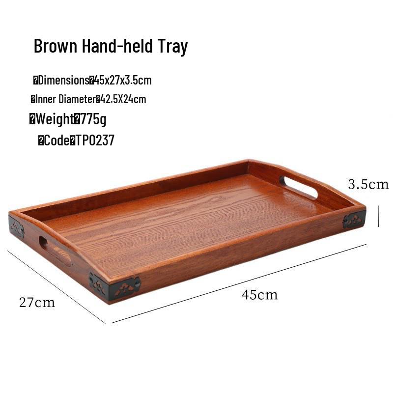 Large Solid Wood Serving Tray for Whole Lamb, Roasted Lamb Leg & Chops - Bamboo Plate for Restaurants & Commercial Use