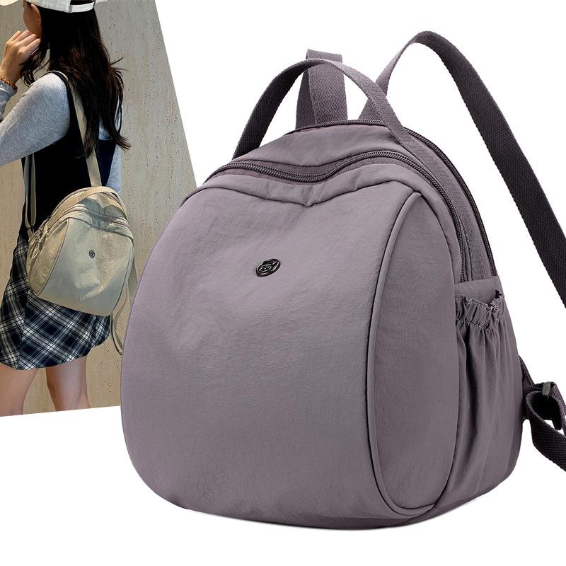 Nylon Double Shoulder Bag Women'S Casual  Nylon Backpack Mommy Bag Leisure Match All Styles Korean Version