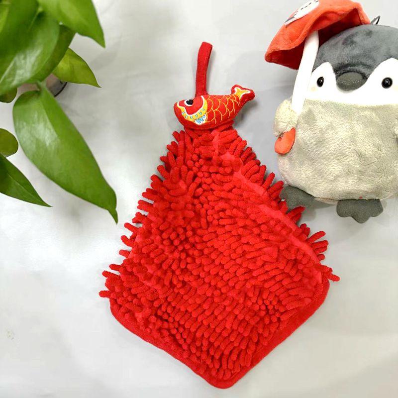 Cute Thickened Water-absorbent Quick-drying Kitchen and Bathroom Towel