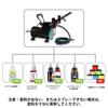 SAGUD Airbrush Kit (Compressor Included, 3 Airbrushes: 0.2mm, 0.3mm, 0.8mm) and Airbrush Accessory Cleaning Kit