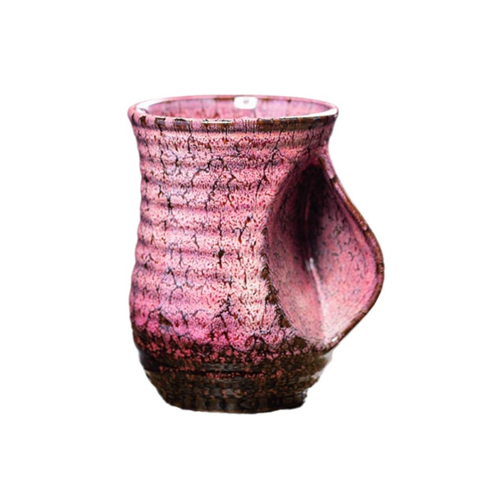 Hitzebeständige glasierte Keramiktasse Kaffeetasse Farbverlauf Ofenbecher Wasserbecher Teetasse Geschenk