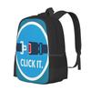Click It Sign Hot Sale Backpack Fashion Bags Seatbelt Icon Drive Vector Symbol Logo Law Caution Lock Roadsign Save Travel Ride