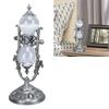 Sand Timer With Stand Vintage 15 Min Engraving Embossed Golden Hourglass Timer for Shelf Decor