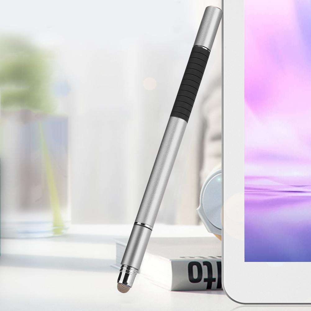 3 In 1 Cloth TipDisc Pen High Capacitive for Mobile Phone Tablet(Black )