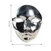 Masquerade Mask Metallic Color Mask Halloween Mask Full Face Mask For Women Men Cosplay Masquerade Costume Accessories