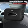 Auto-Taschentuchbox Sitzrücken-Taschentuchtasche Einfache Montage für Citroen C3 C5 C1 C2 Berlingo Celysee Cactus Picasso Aircross Saxo Grand