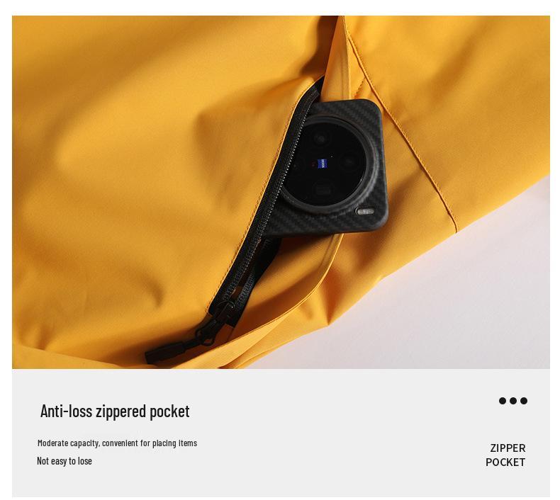 Lightweight Windproof Waterproof Outdoor Jacket for Spring and Autumn - Unisex Mountain Style for Travel and Mountaineering.