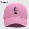 pc KPOP Themed Twin Tail Print Baseball Cap Trendy Fashion Design EyeCatching Personality Unisex Adjustable Size Street