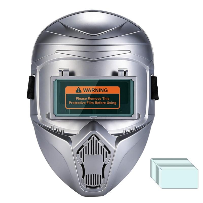 Professional Impact Resistant Flip Front Welding Mask With Adjustable Lens And Breathable Design Suitable For Safety