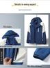 Three-in-One Winter Ski Suit Set: Windproof, Waterproof, Plus Velvet for Men, Women, and Children