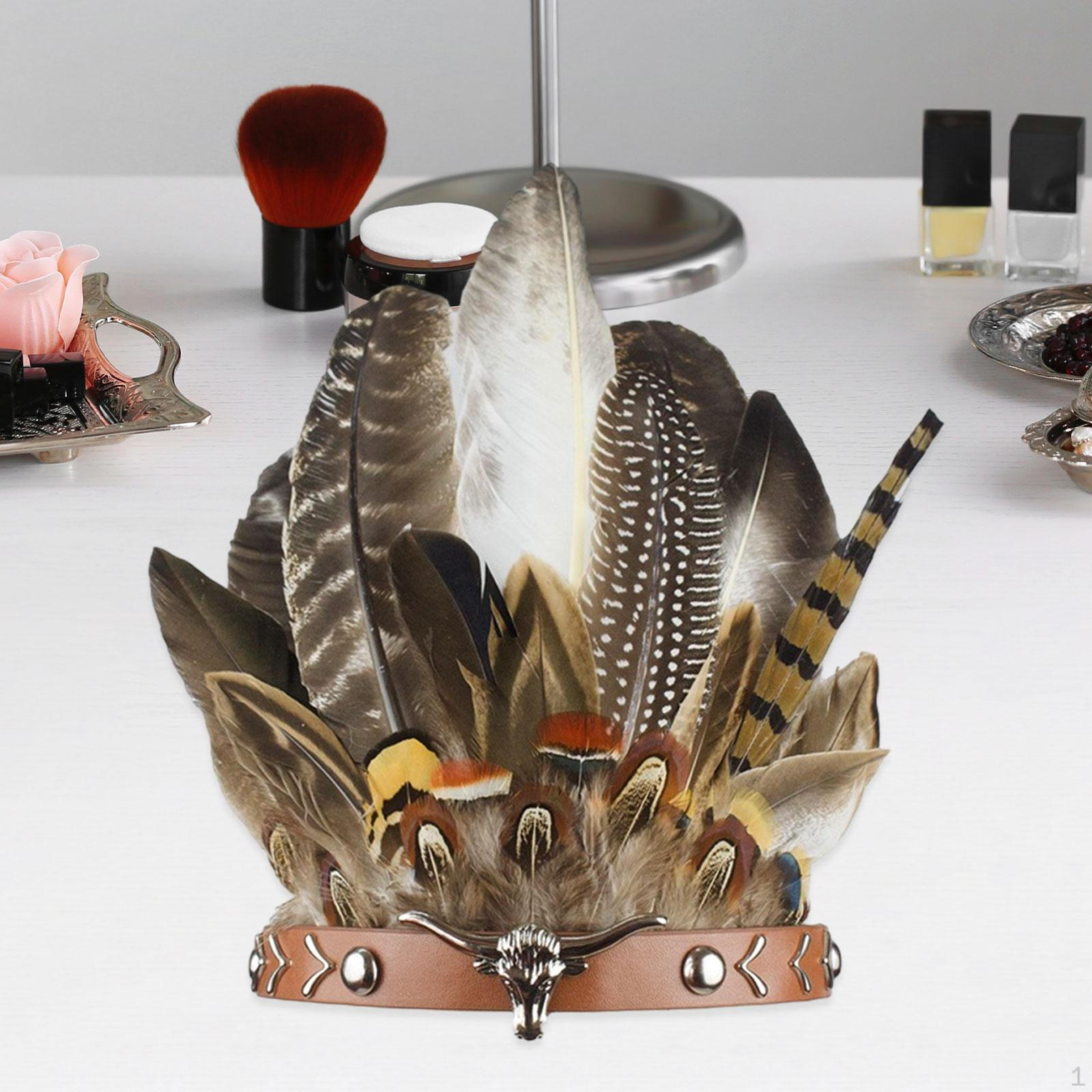 

Перьевая лента для Хэллоуина и Марди Гра 50 to 54cm