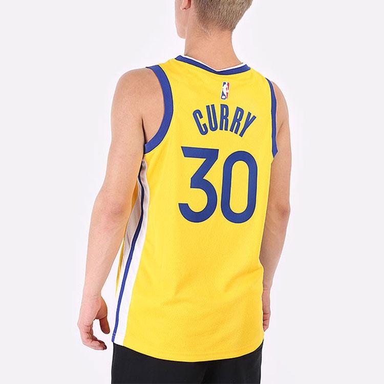 Air Jordan NBA Stephen Curry Warriors Statement Edition 2020 Swingman Jersey Yellow Men's CV9477-729