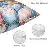 Easter Day Bunny Easter Eggs Pillow Cover Cushion Cover Graphic Pillow Case Cute Funny Pillowcases For Sofa Car Home Decor