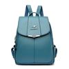 Backpack Women's Versatile Large Capacity Fashion New Trendy Women's Anti-theft Backpack School Bag Soft Leather Casual Bag