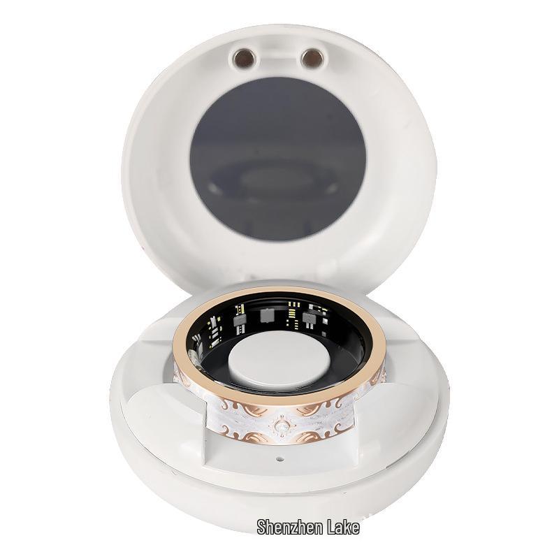 Wasserdichter Bluetooth Smart Ring: Herzfrequenz, Blutsauerstoff, Schlafüberwachung, Emaille-Farbe, Sport-Schrittzähler, Partner-Stil