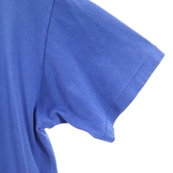 STUSSY 90s Navy blue tag Made in USA Print Short sleeve T-shirt M Blue Men's Used