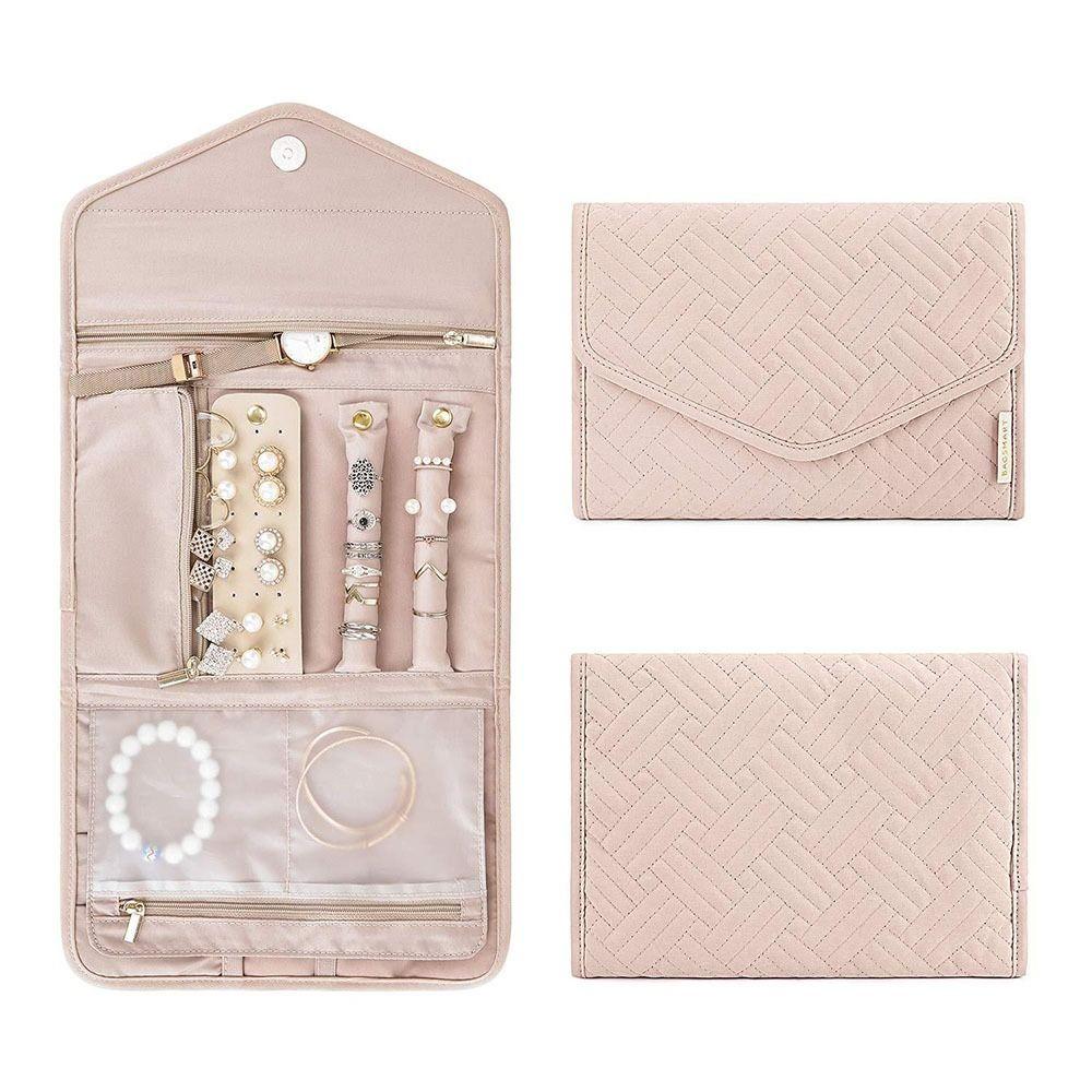 

Brush Cosmetic Nail For Women Jewelry Case Travel Jewelry Organizer Mini Case Bag Roll Foldable