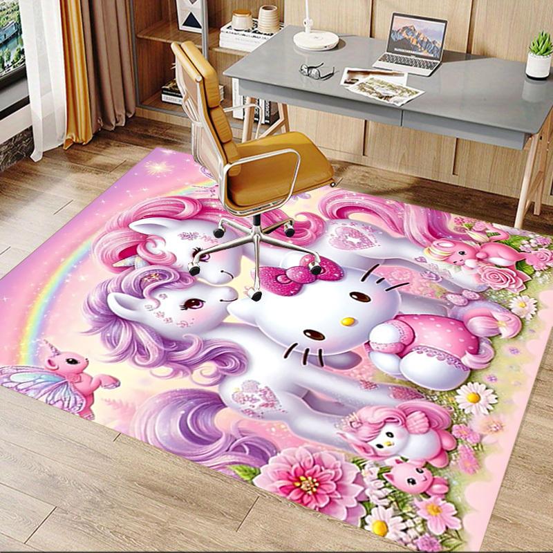 1pc Hello Kitty unicorn Carpet Office Rug Outdoor Mat Home Decor Area Carpet Festival Gift