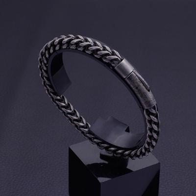 Fashion Jewelry Gift Men Bangle Stainless Steel Bracelet Link Chain