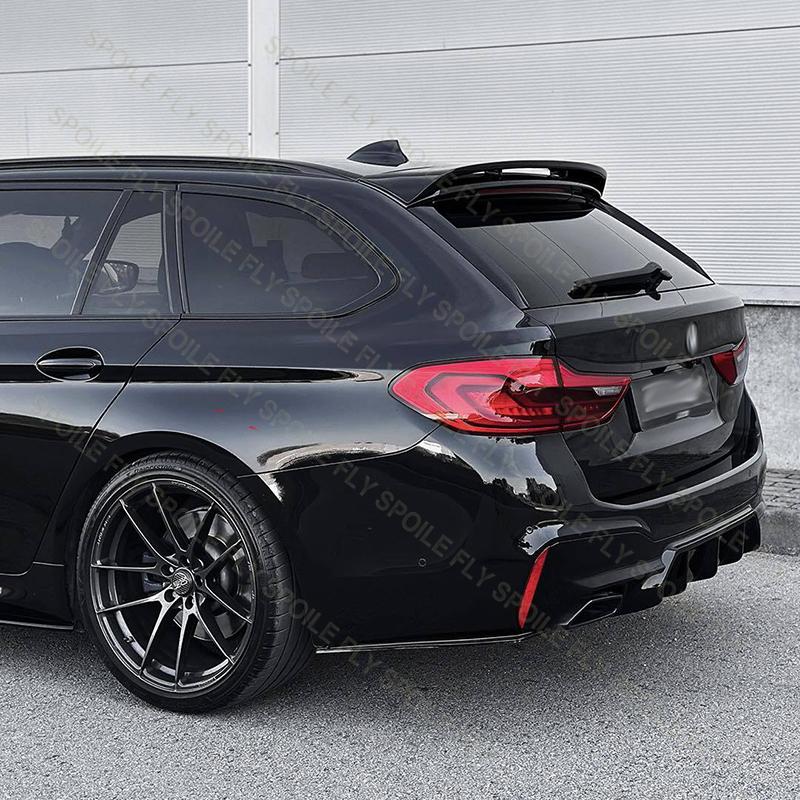 High Quality ABS For BMW 5 Series G31 2017 To 2026 Estate Touring H Style Car Rear Roof Spoiler Wing Body Kit Glossy Black