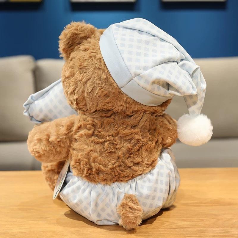 Good Night Pajamas Bear Plush Toy Doll Pillow Bear Doll Teddy Bear Pillow Rag Doll