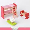 Children's Educational Multi-Functional Wooden Building Blocks Set for Pretend Play and Mini Furniture