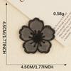 Original Embroidery Label Embroidery Sticker Self-Adhesive Accessory Lace Flower Butterfly Down Jacket Patch Sticker Mesh Thin Cloth Sticker