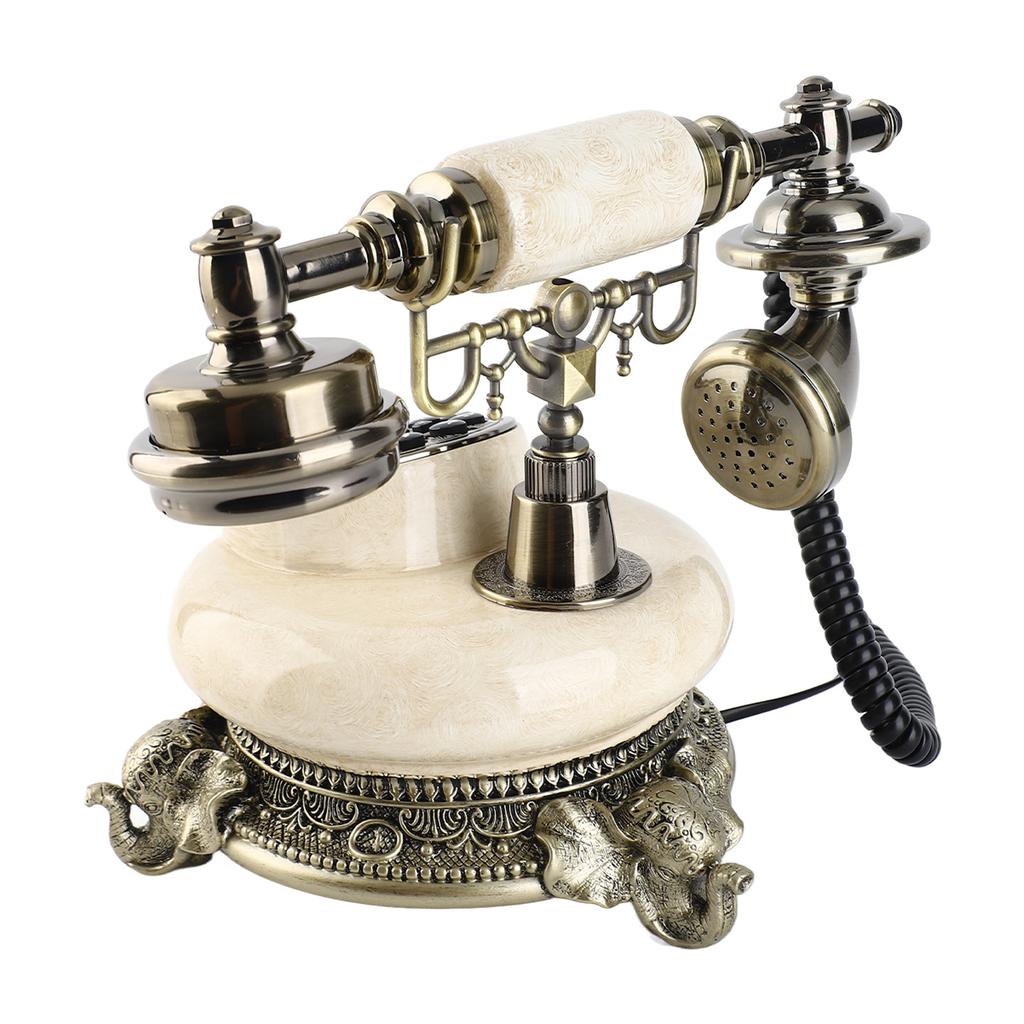 Vintage Telefon Klasik Avrupa Retro Sabit Hat Tekrar Arama Çift DTMF Sistemli
