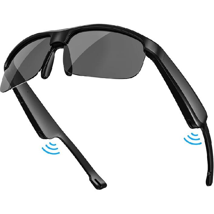 Умные очки, Поляризованные Bluetooth-солнцезащитные очки, Встроенные микрофон и динамики, Голосовой помощник, Защита от УФ-лучей Аудио-солнцезащитные очки