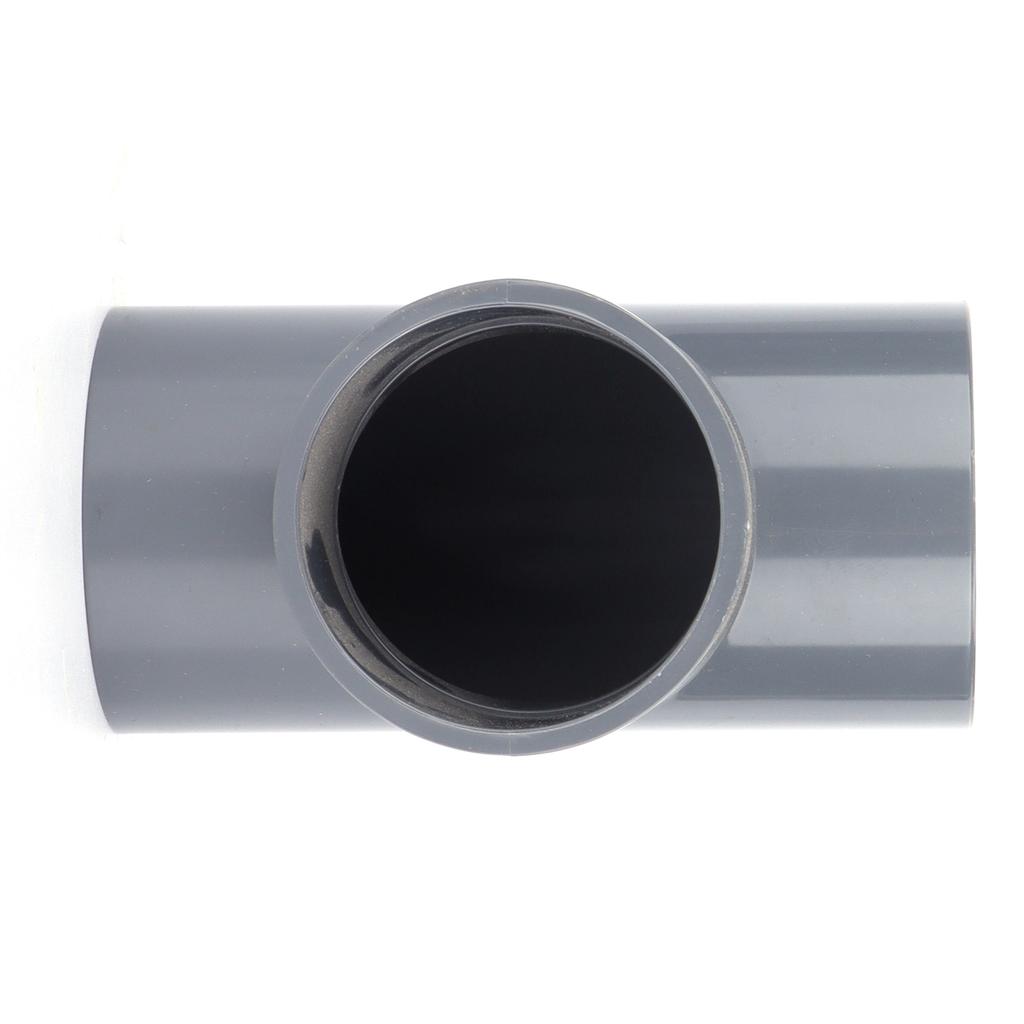 G1‑1 2 T-Stück PVC-Fittings 3-Wege-Rohrverbinder-Adapter für Garten-Gewächshaus-Wasserversorgungsrohr-Fittings