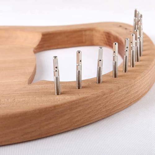 80 Lyre Harp Tuning Pin Nails and 80 Rivets Set for Lyre Harp Small Harp Musical String Instrument